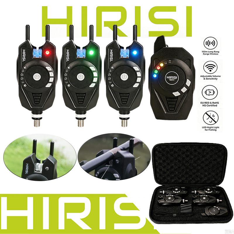 Fish Alarm - Беспроводной сигнализатор поклевки HIRISI SD11 3+1,