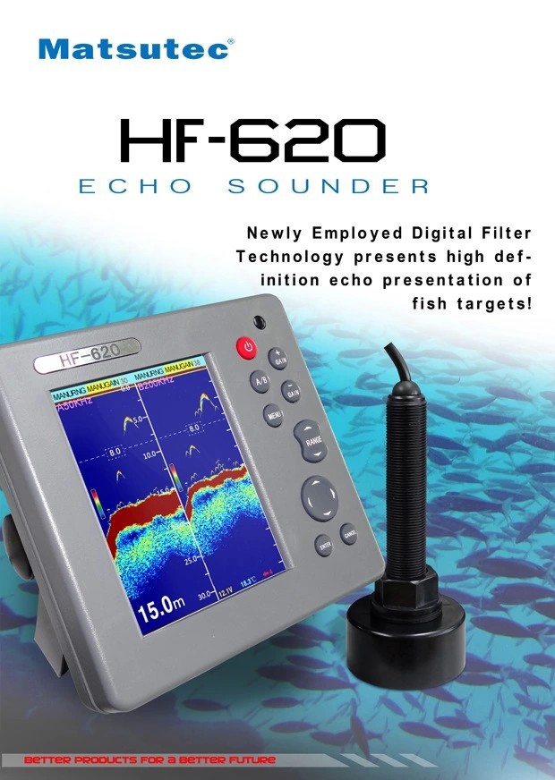 Fish Finder - Эхолот Matsutec 6-дюймовый HF-620 MARINE COLOR,