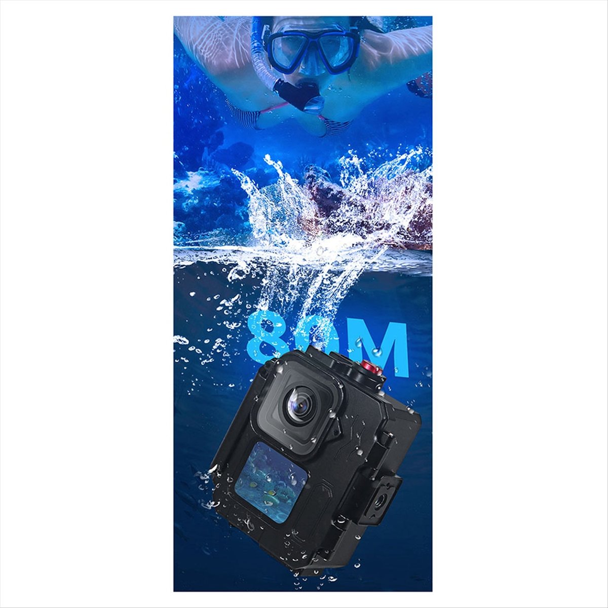 Underwater Camera - Водонепроницаемый чехол N05R 80M с алюминиевой