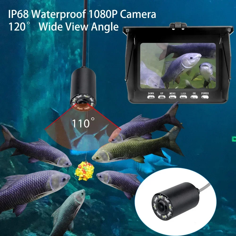 Эхолот 5,0-дюймовый ЖК-дисплей – обзор и цена Fishing Camera