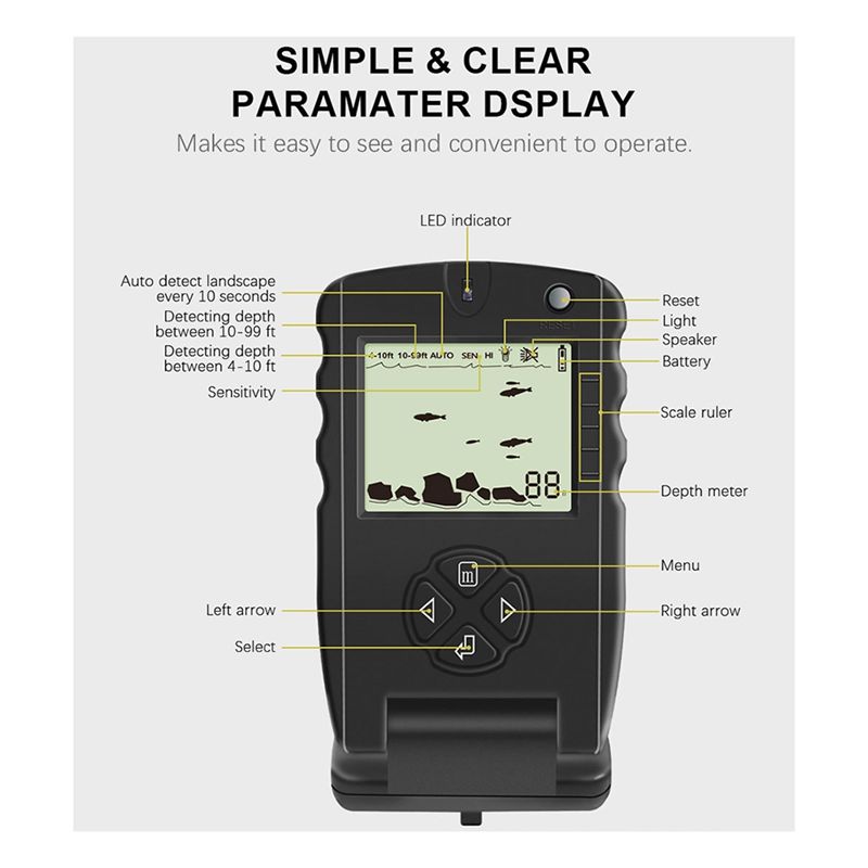 Новый портативный эхолот для р – обзор и цена Fish Finder Portable