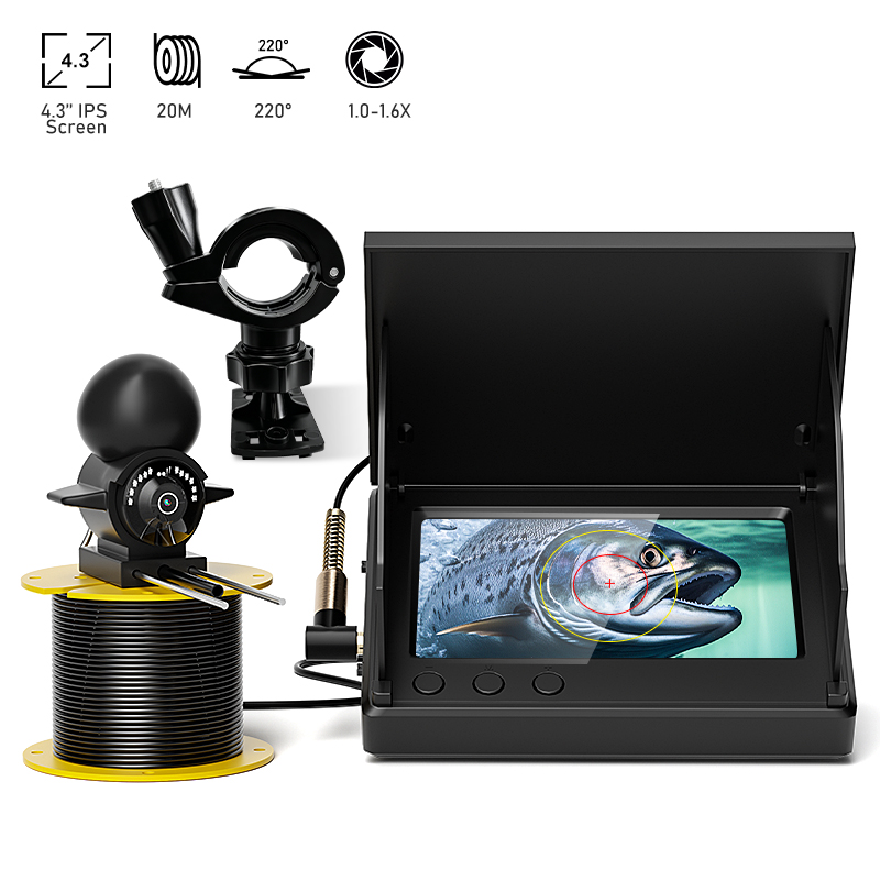 Портативный эхолот с ЖК-диспле – обзор и цена Fishing Camera