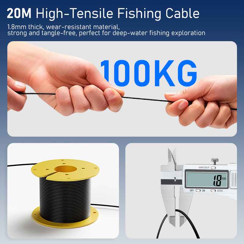 Портативный эхолот с ЖК-диспле – обзор и цена Fishing Camera