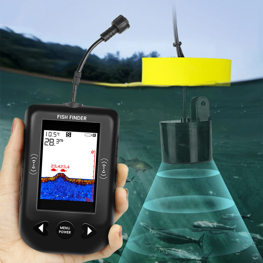 Сигнализация 100 м портативный – обзор и цена Fish Finder Portable