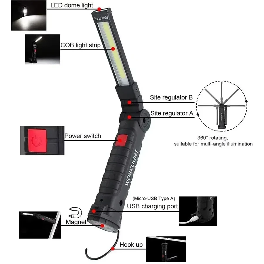 Перезаряжаемый магнитный рабоч – обзор и цена Fishing Light