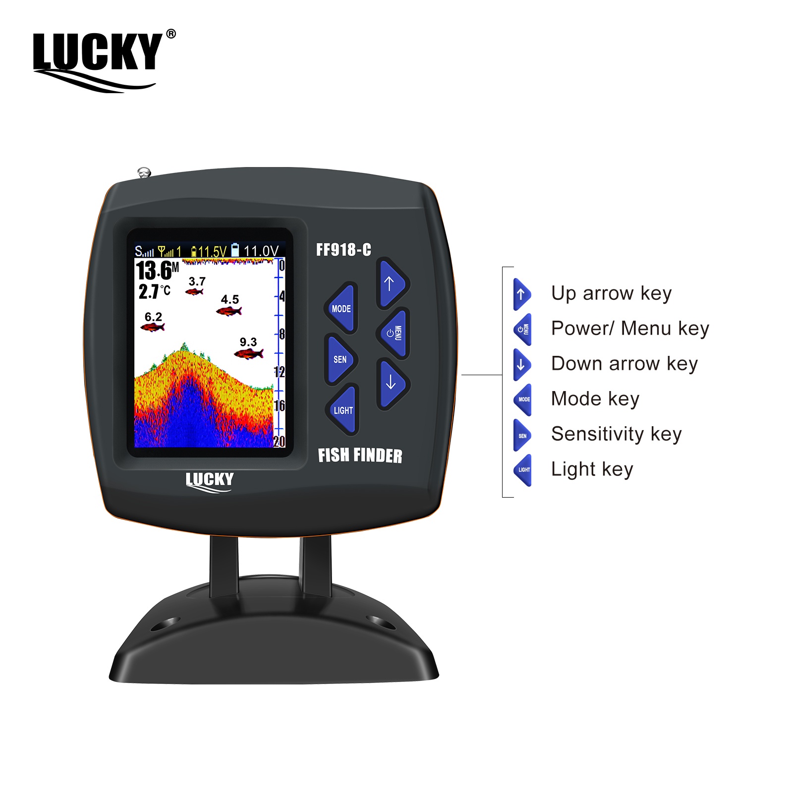 Беспроводной эхолот Lucky FF91 – обзор и цена Fish Finder Gps