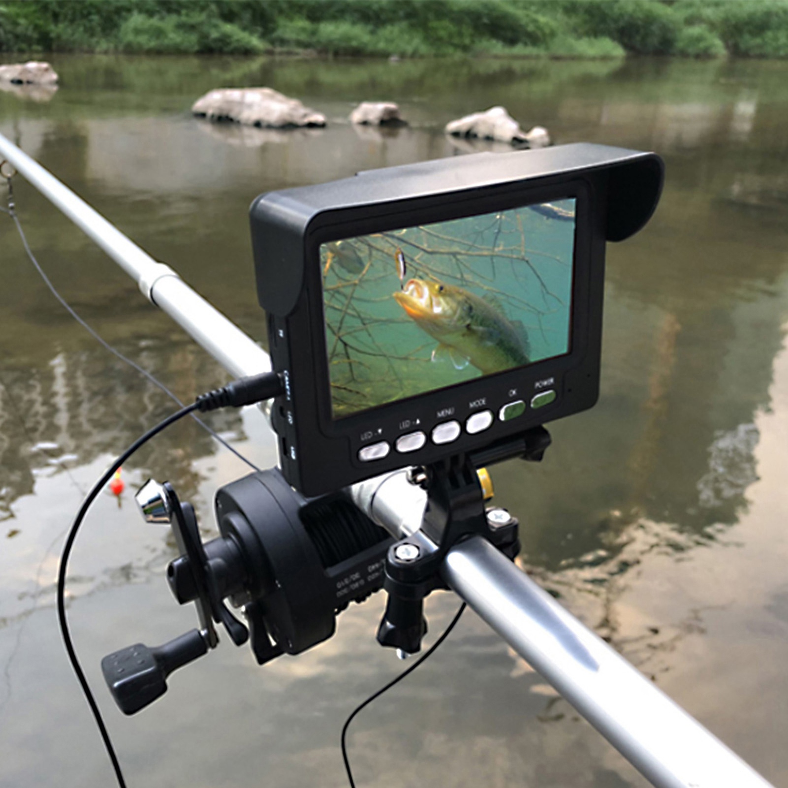 Подводный визуальный эхолот HD – обзор и цена Fish Finder Portable