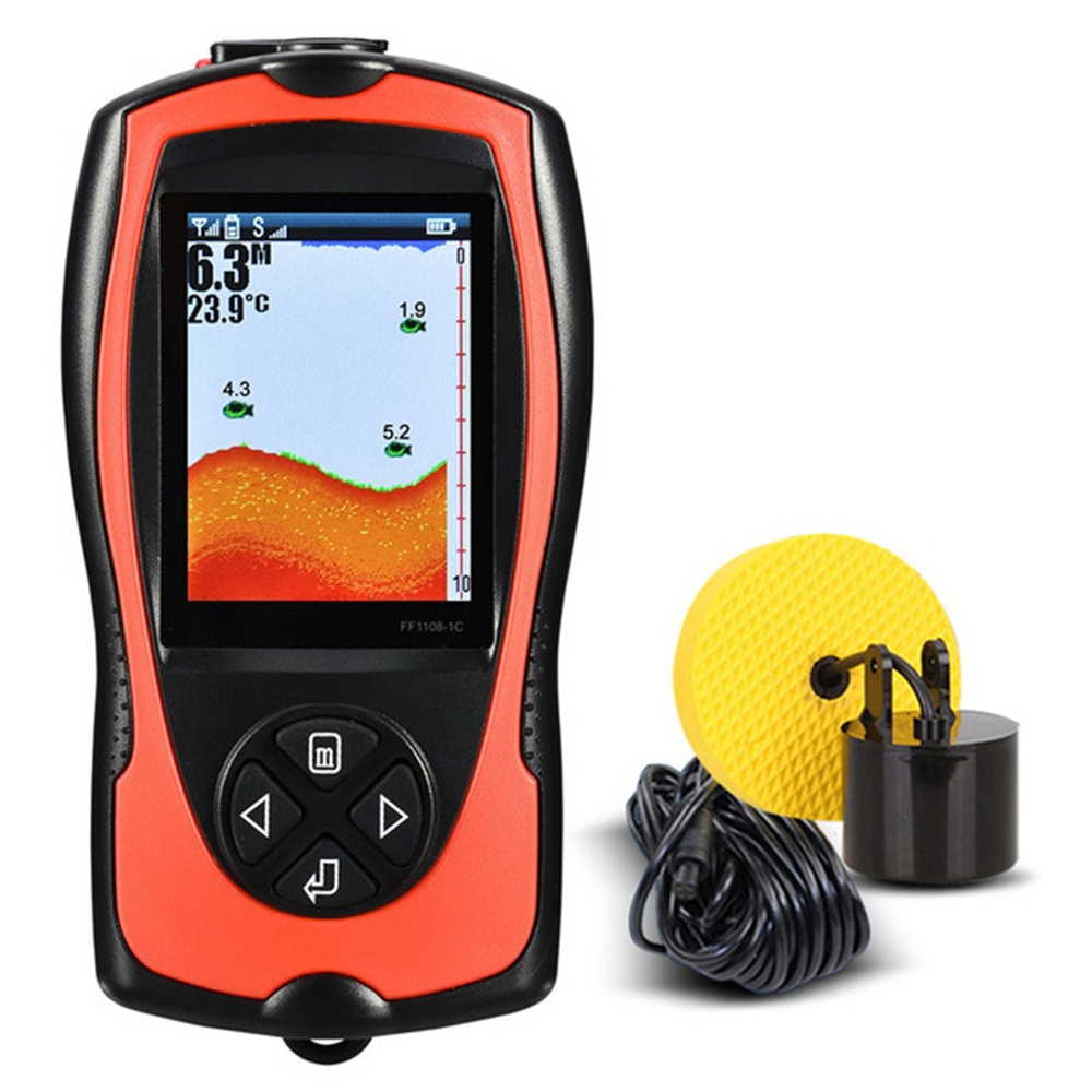 Проводной эхолот с цветным HD- – обзор и цена Fish Finder