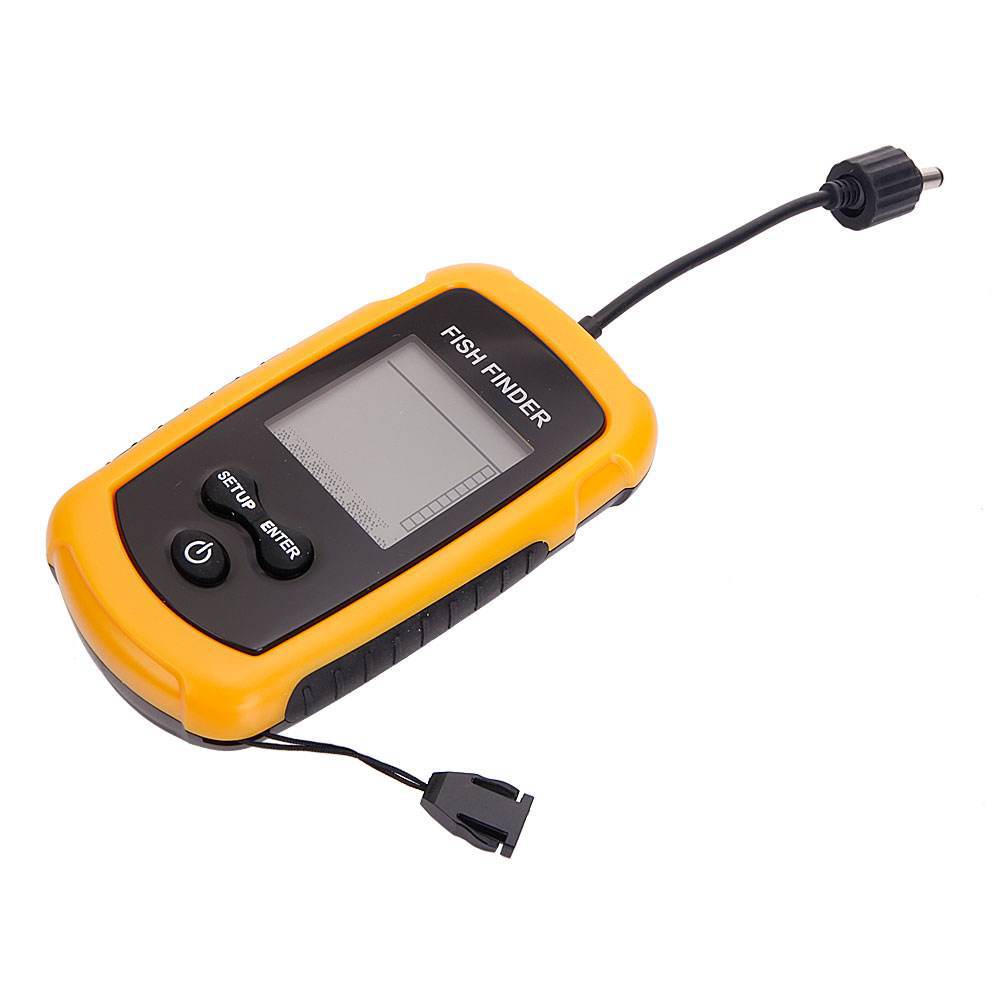 Портативный эхолот-глубиномер  – обзор и цена Fish Finder Portable
