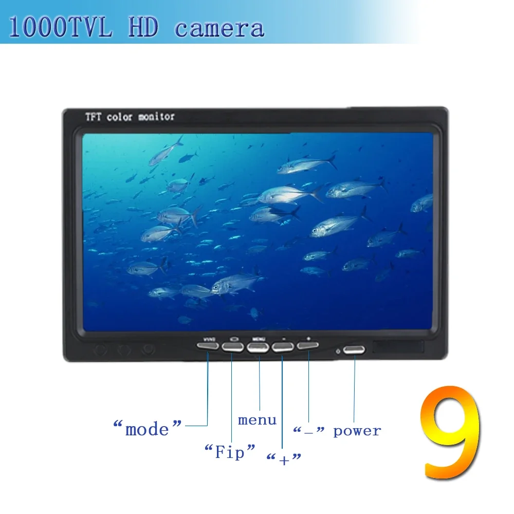 Эхолот F08A 9-дюймовая камера  – обзор и цена Fishing Camera