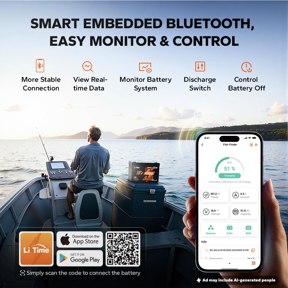 Аккумулятор LiFePO4 16В 100Ач, – обзор и цена Fish Finder Charger